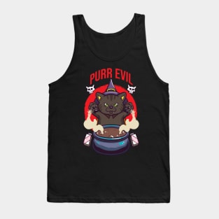 Purr Evil Cat Tank Top